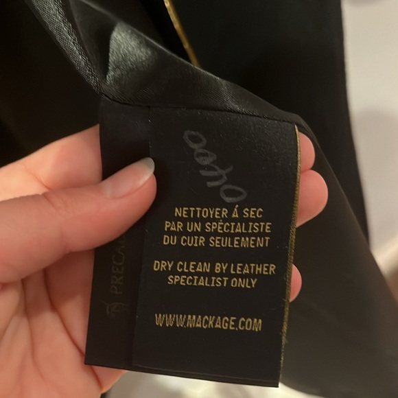 Mackage like new black coat - Picture 8 of 10